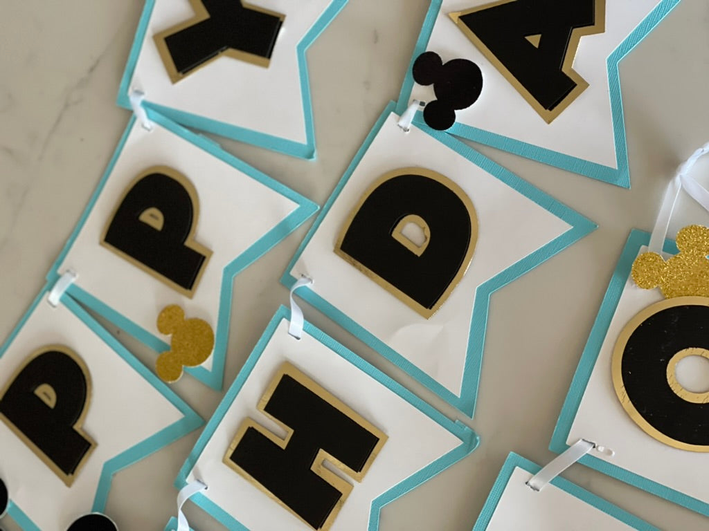 Mickey Mouse Birthday Banner