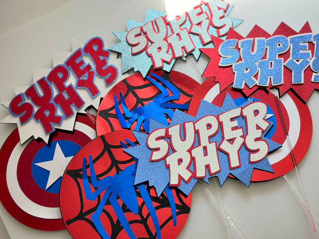 Superhero Centerpieces