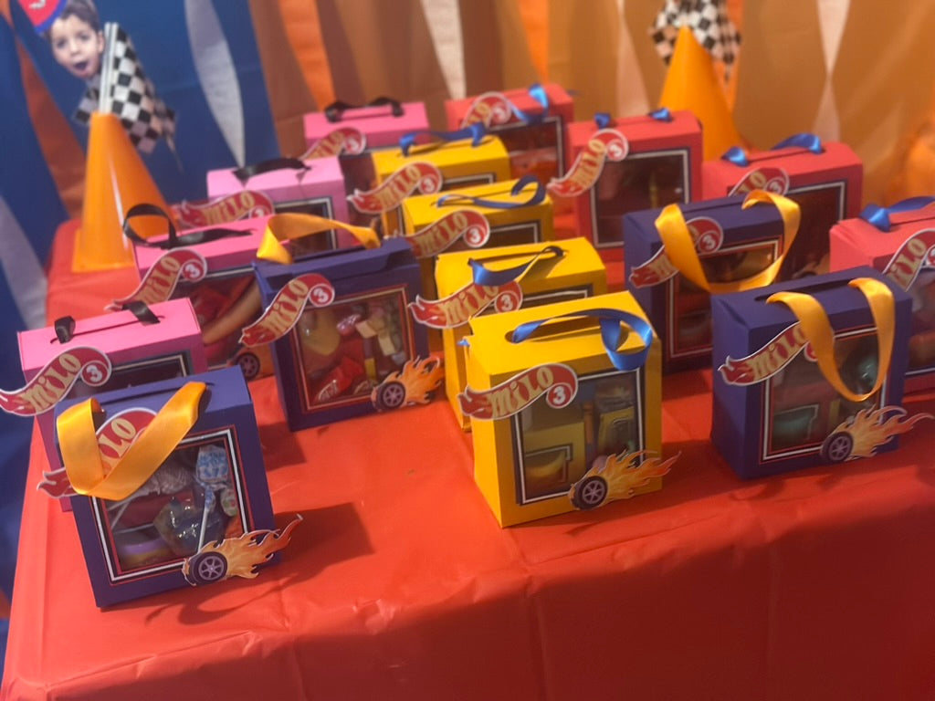 Hot Wheels Party Favor Boxes