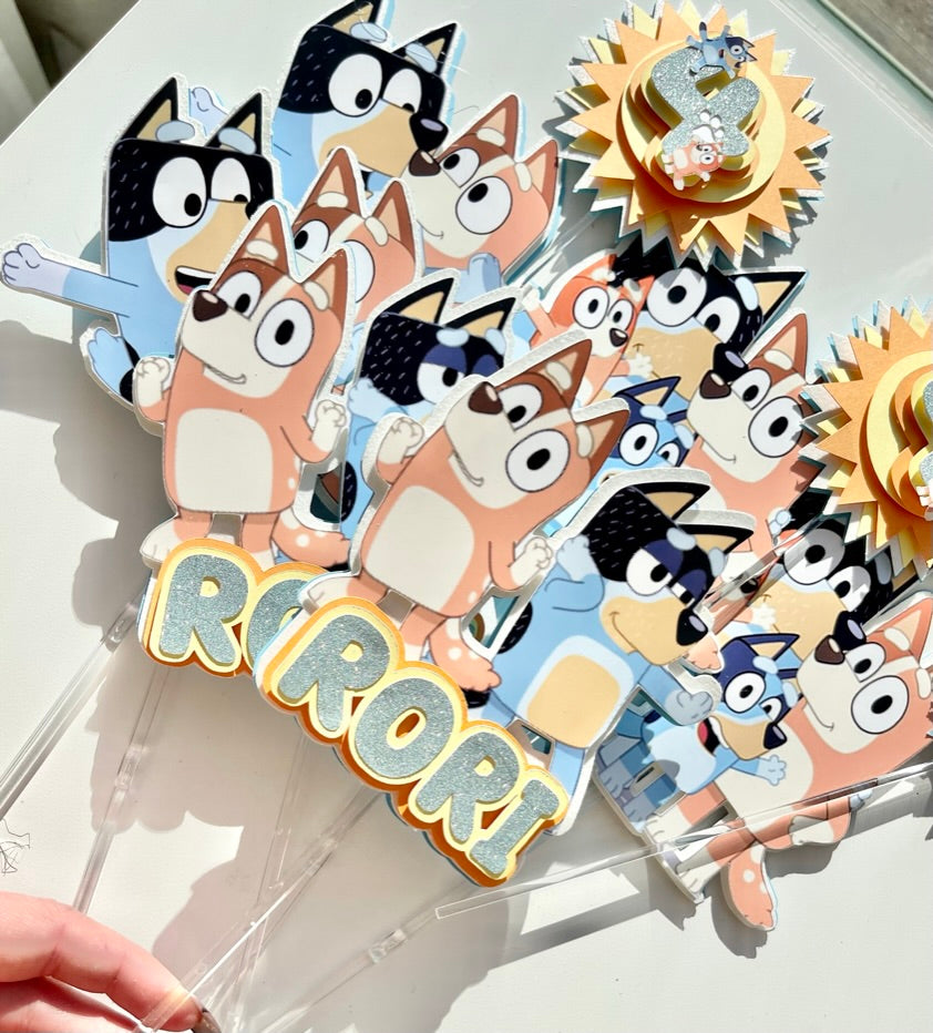 Blue Dog Centerpieces