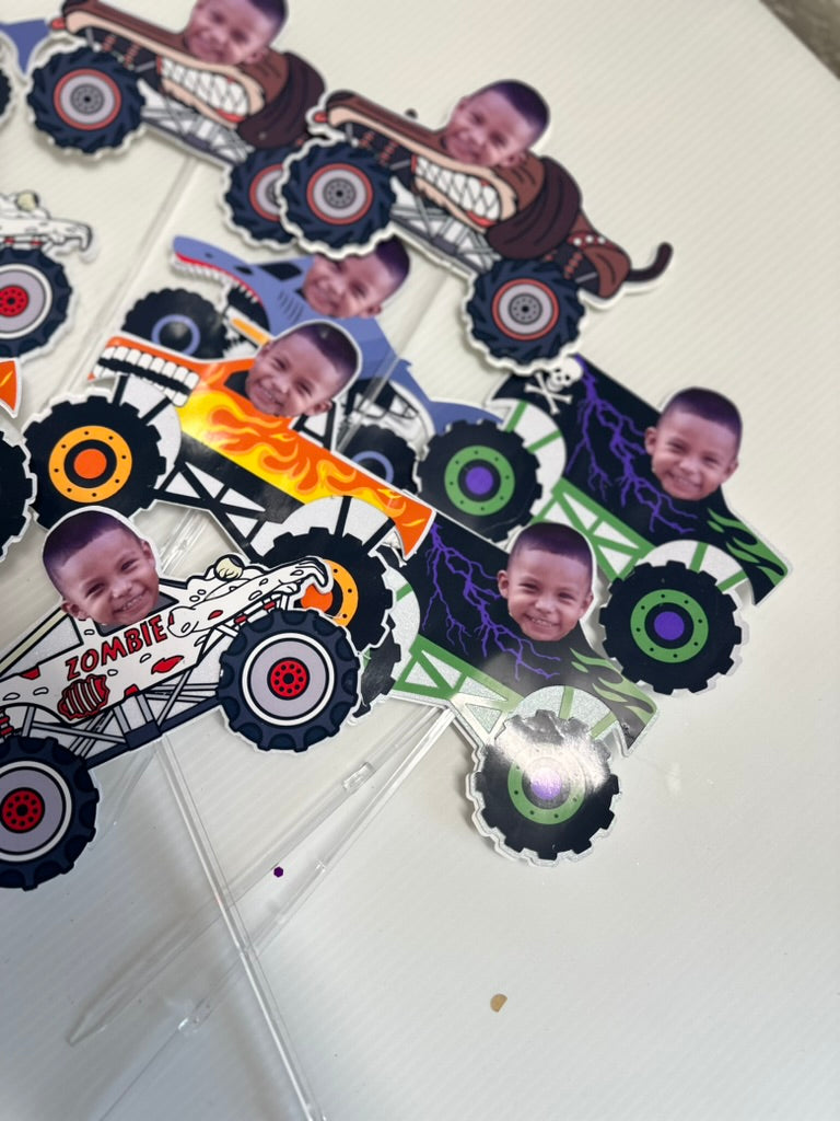 Monster Jam Monster Truck Birthday Party Centerpieces