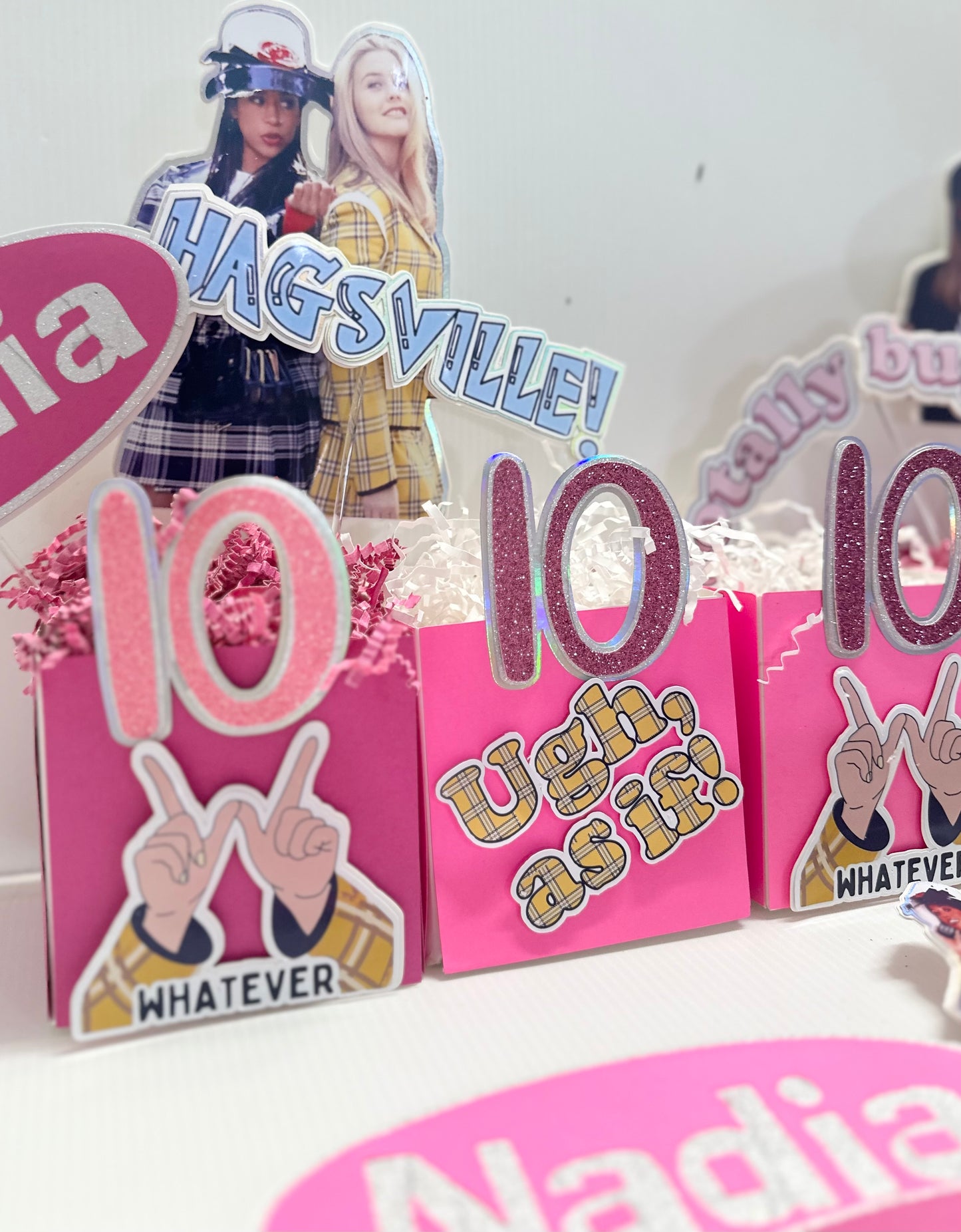 Clueless Movie 90s Theme Party Centerpieces