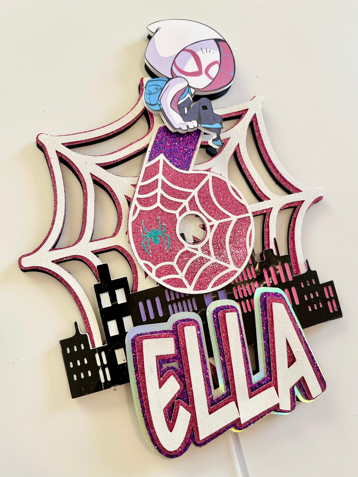 Spider Gwen Ghost Spider Cake Topper