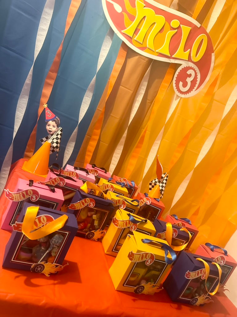 Hot Wheels Party Favor Boxes