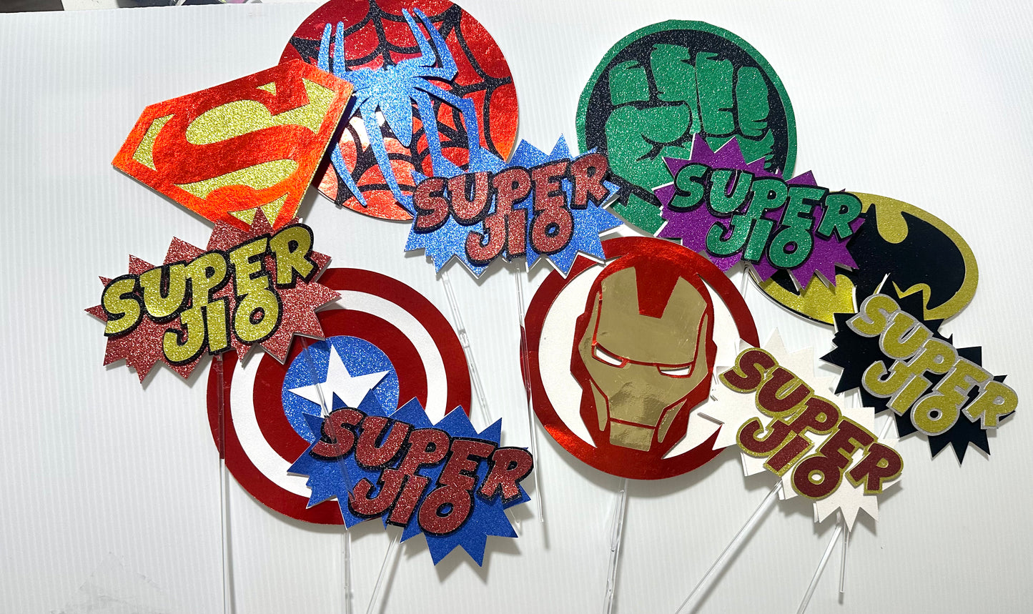 Superhero Centerpieces