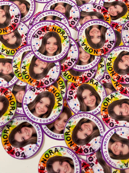 School Election Student Council Campaign Stickers