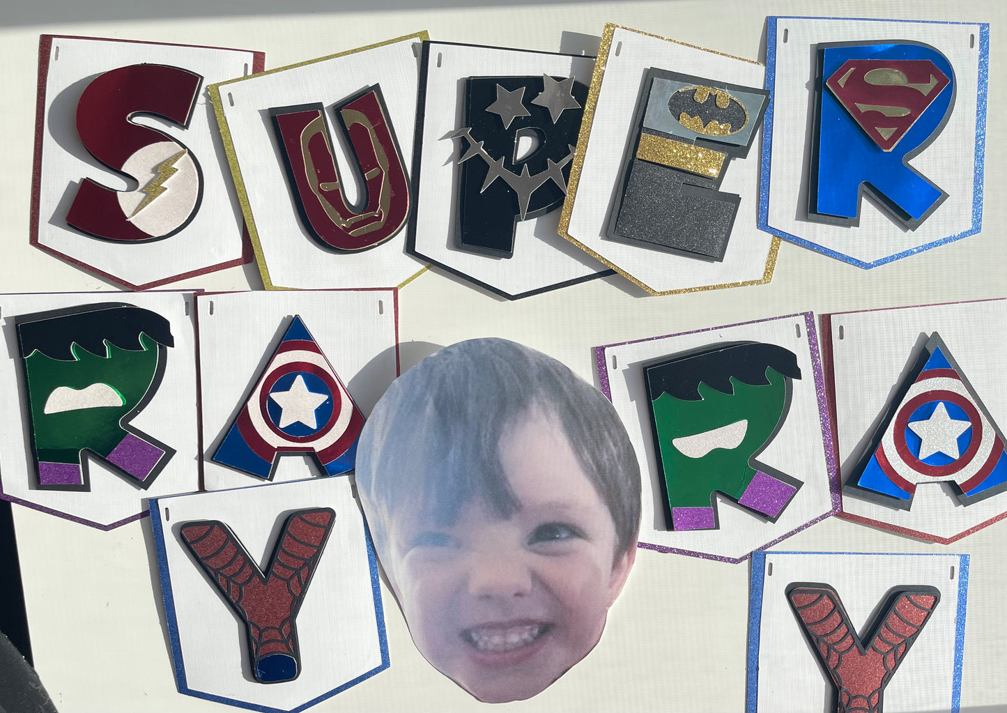 Superhero banner