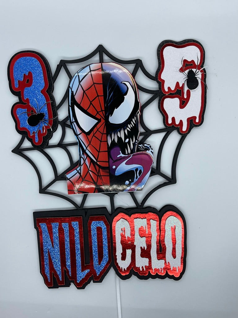 Spiderman Venom Cake Topper