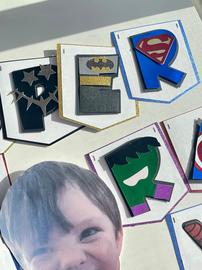 Superhero banner