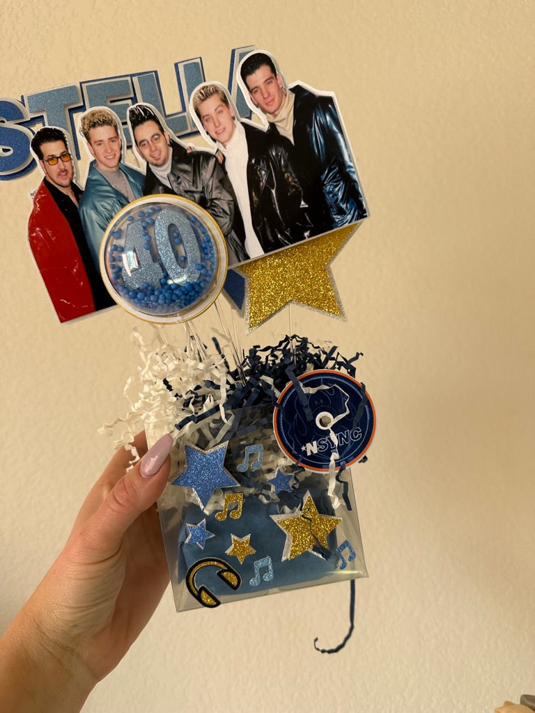 NSYNC/90s Party Theme Centerpieces