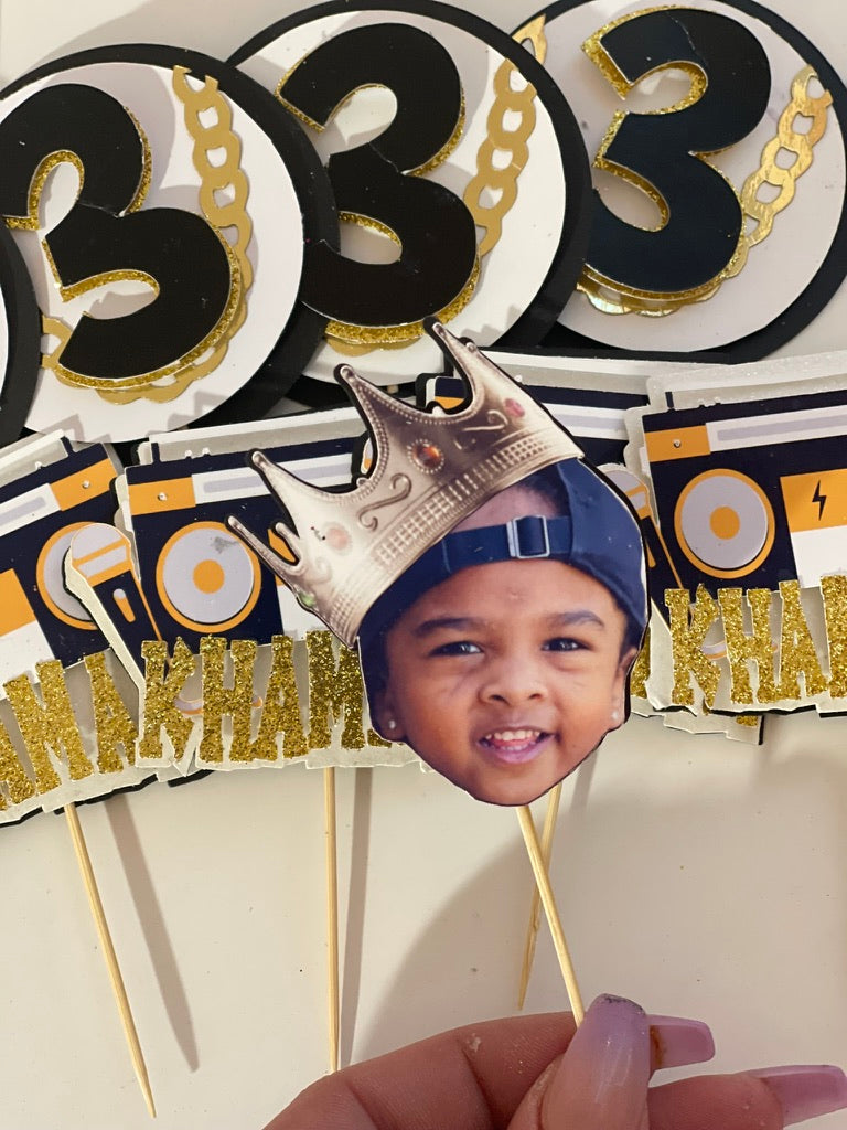 3 thang/notorious 1 cupcake toppers