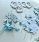 Baptism cupcake toppers