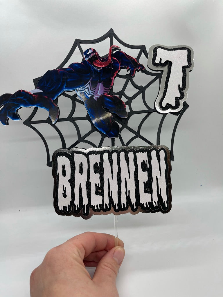 Spiderman Venom Cake Topper