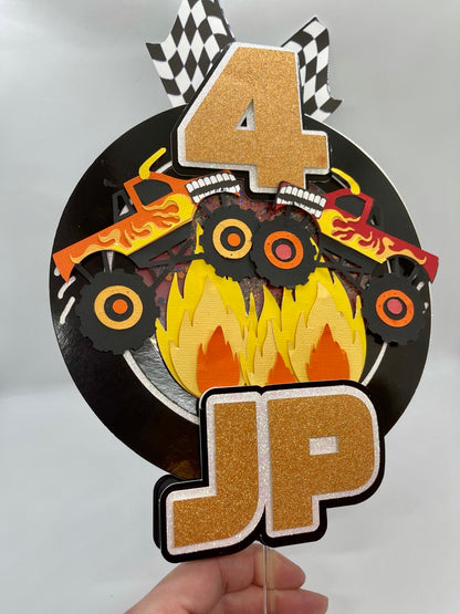 Monster Jam Cake Topper