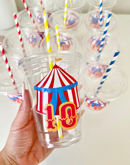 Circus Carnival Party Cups