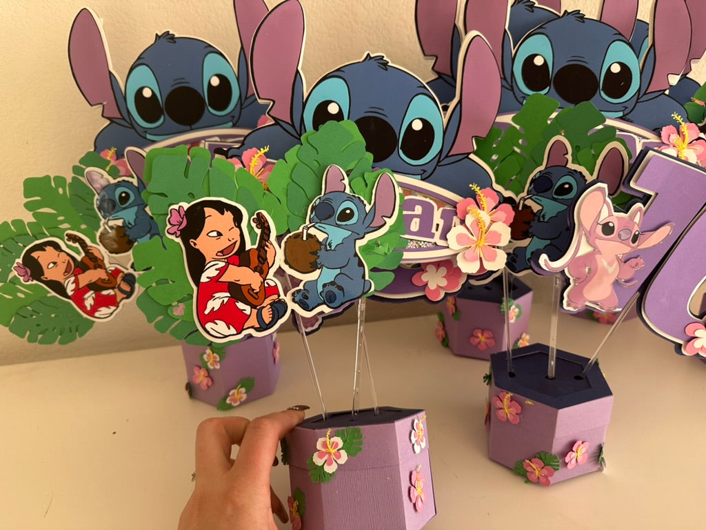 Lilo and Stitch Centerpieces