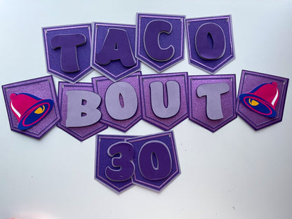 Taco Bell Birthday Banner