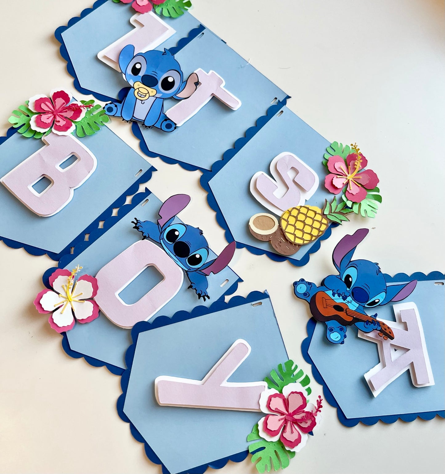 Lilo and Stitch Birthday Banner