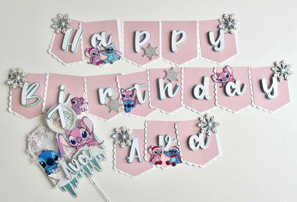 Lilo and Stitch Birthday Banner