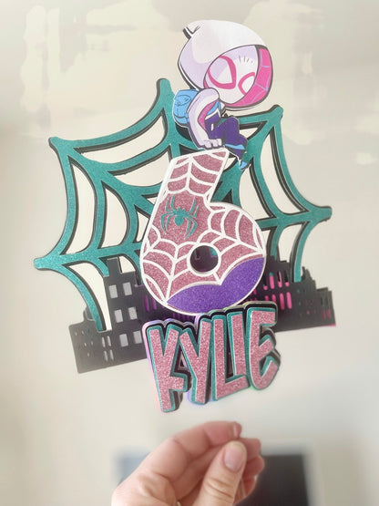 Spider Gwen Ghost Spider Cake Topper