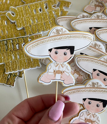 Baby Charrito Cupcake toppers