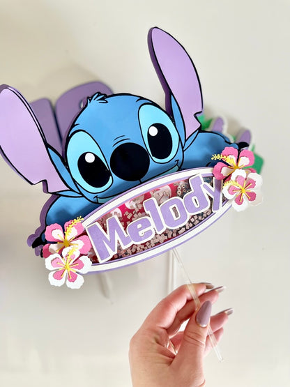 Stitch Theme Cake topper