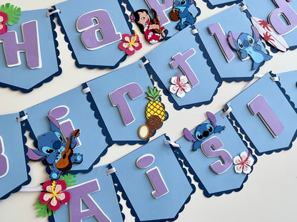 Lilo and Stitch Birthday Banner