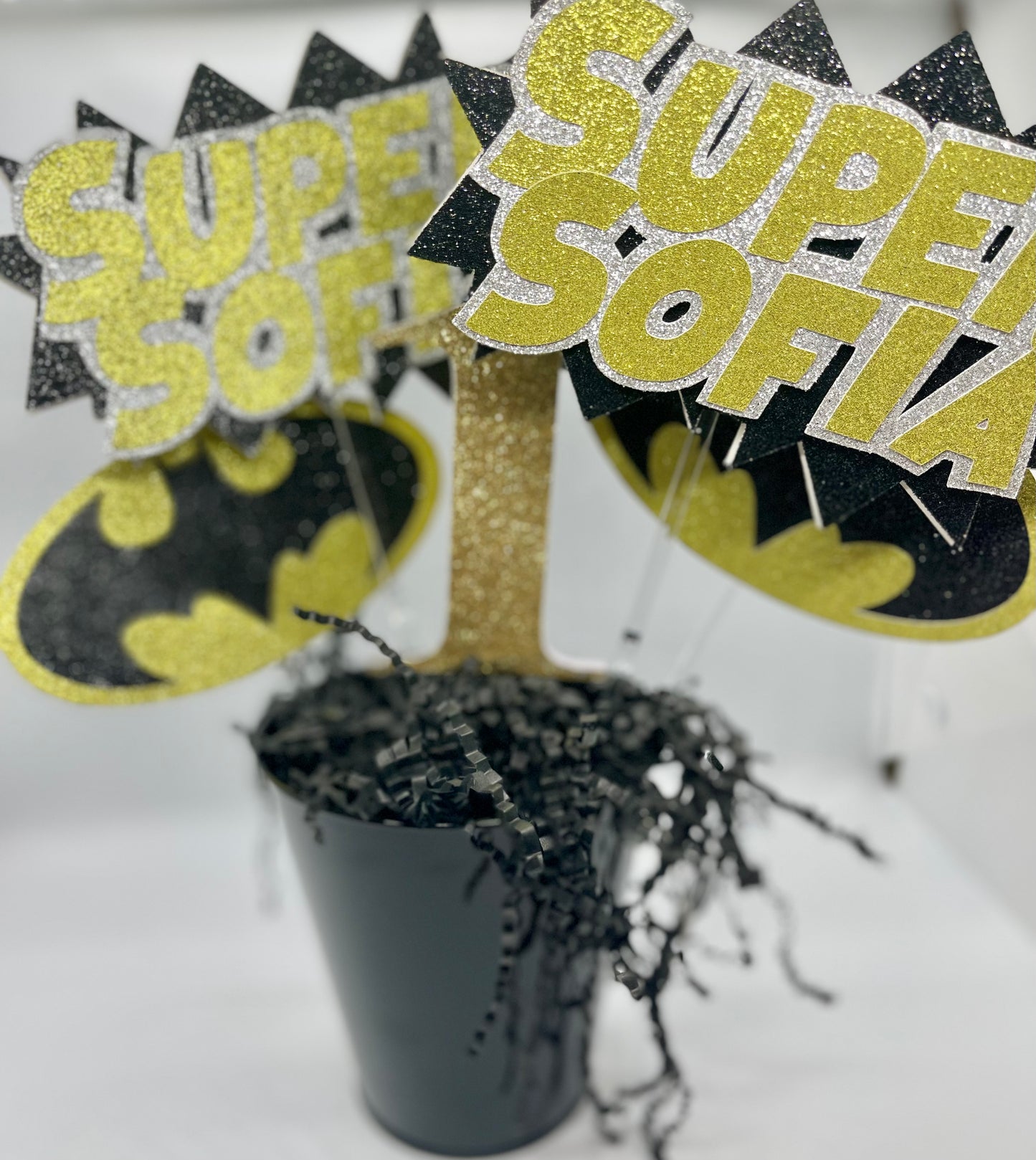 Superhero Centerpieces