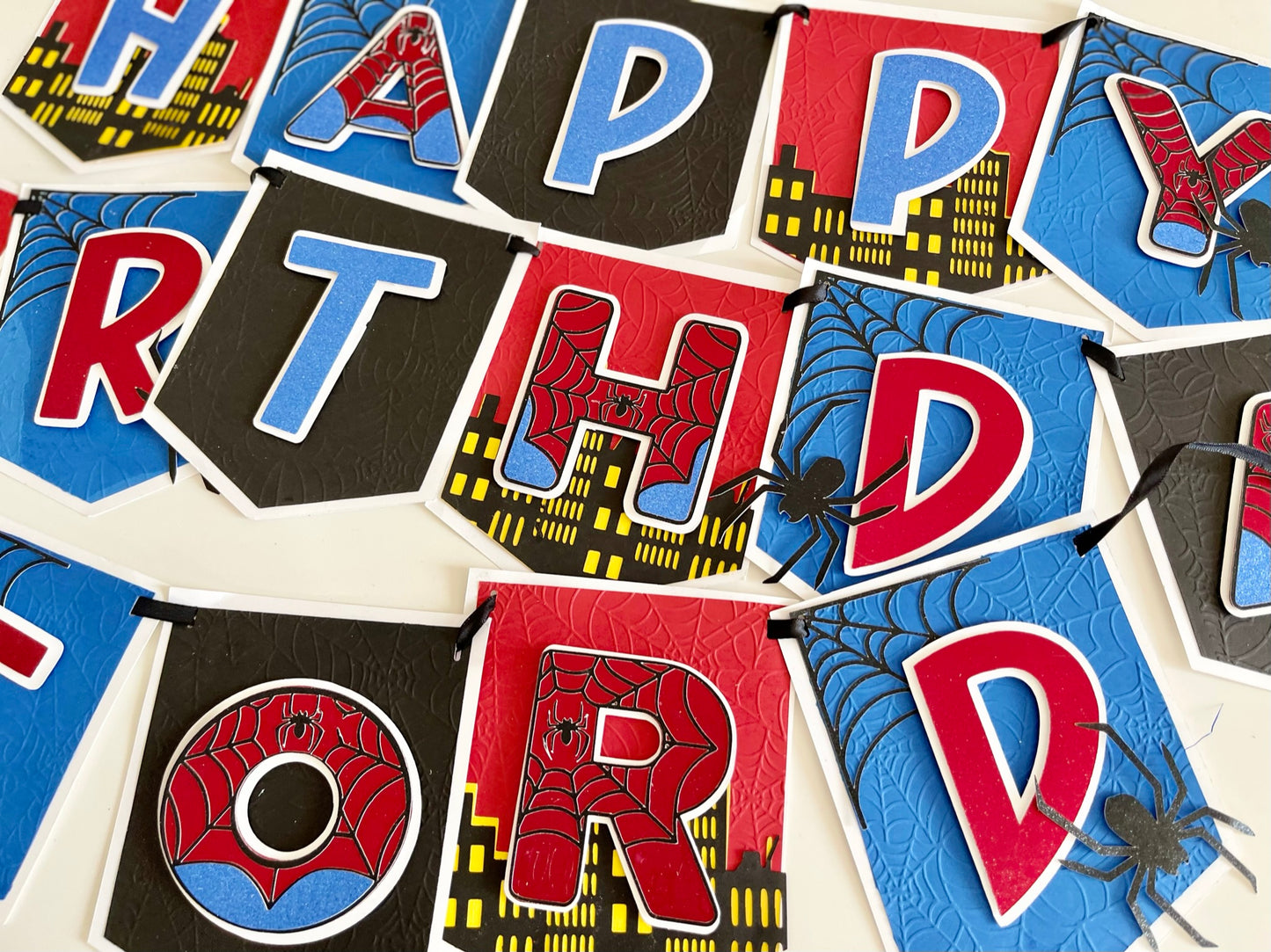 Spider-Man birthday banner