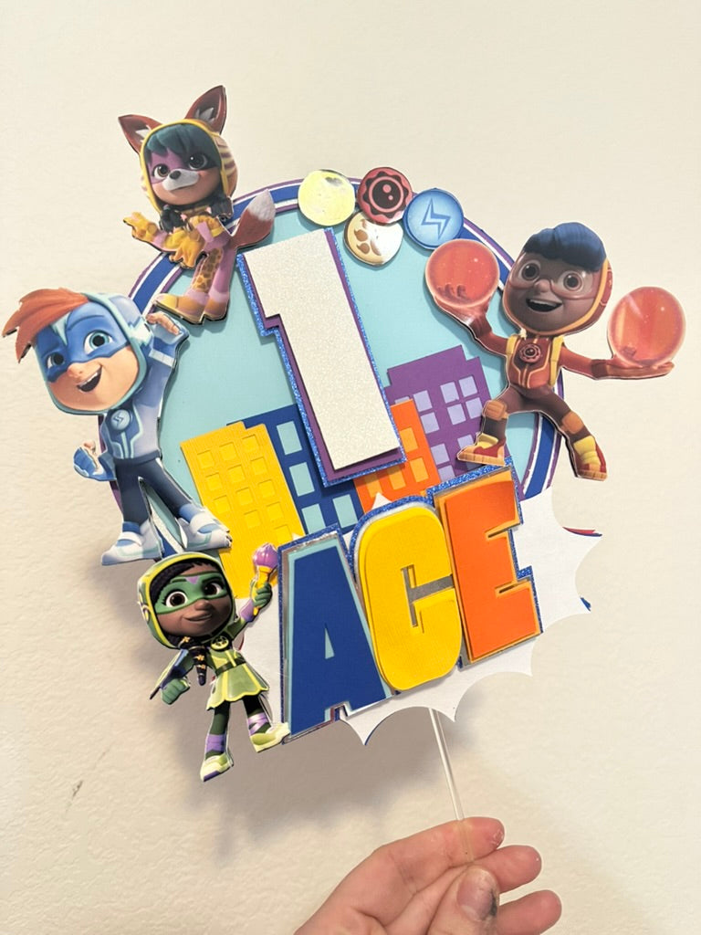 Action Pack Cake Topper