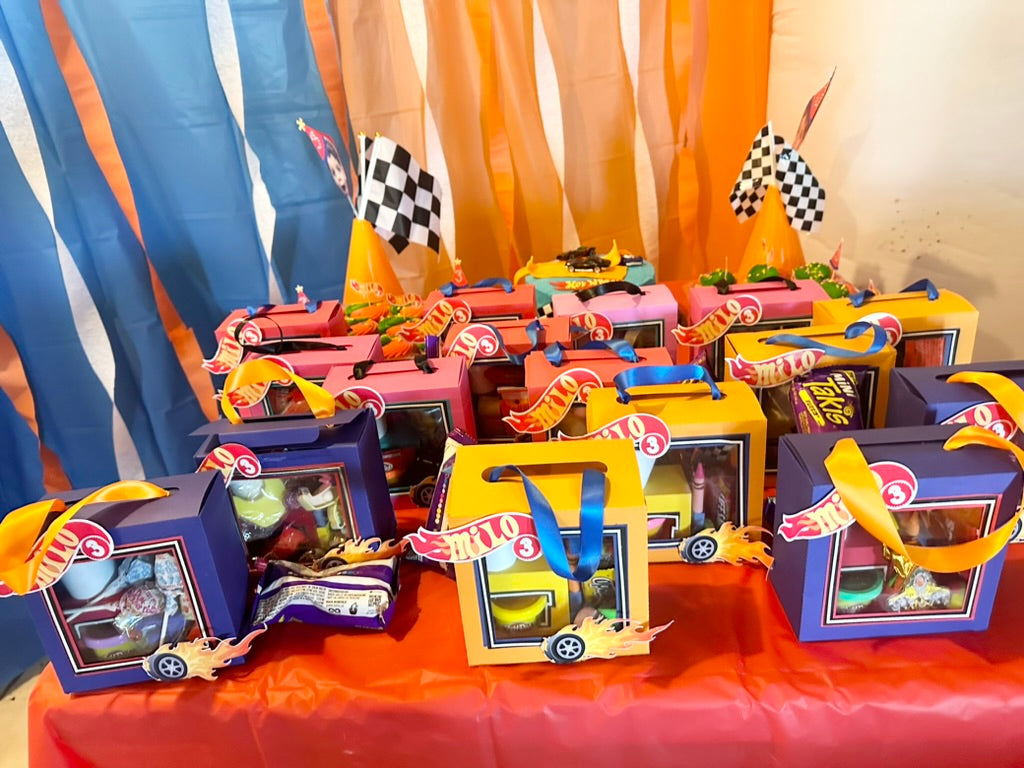 Hot Wheels Party Favor Boxes