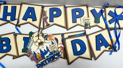 Bass Pro Shops Theme Birthday Banner