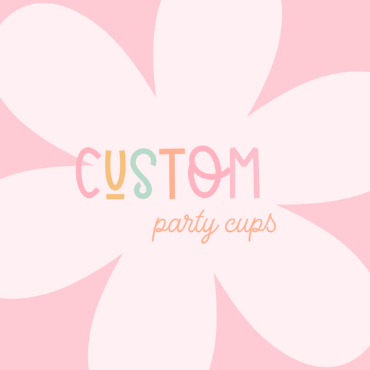 Custom Party Cups