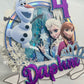 Frozen theme cake topper