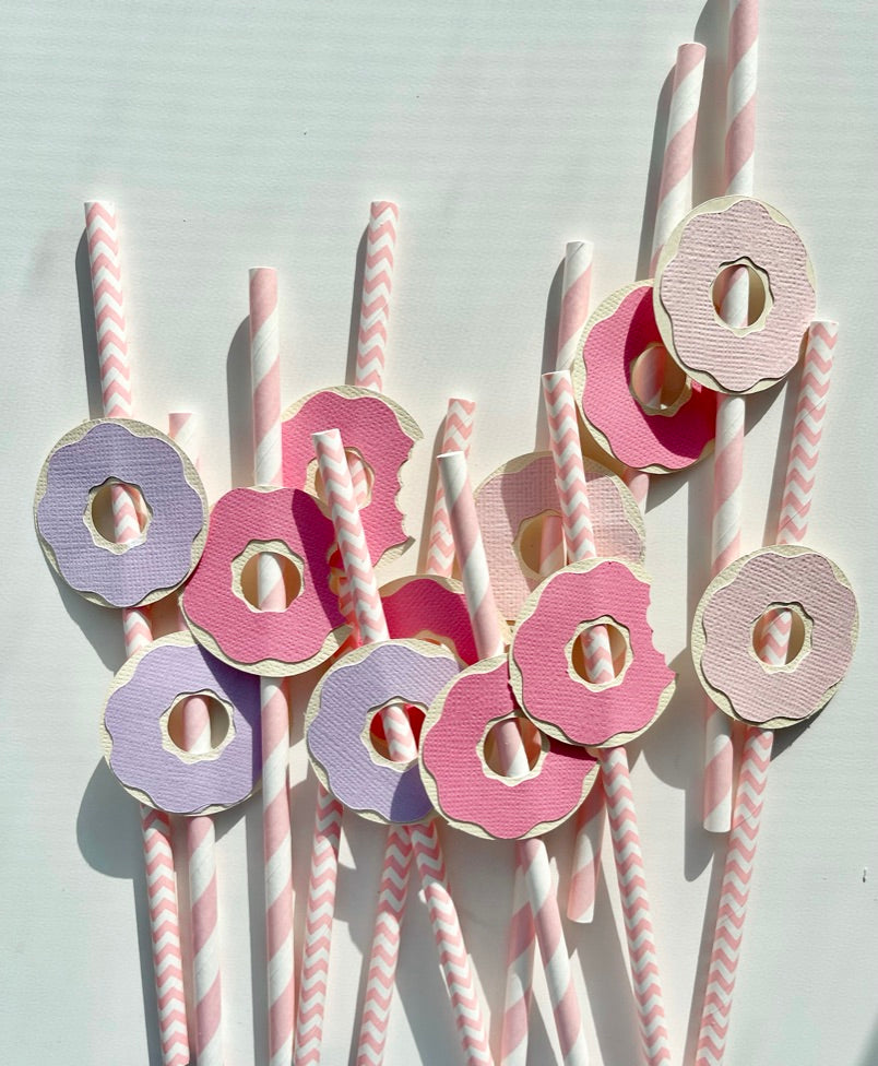 Sweet one straw party favors