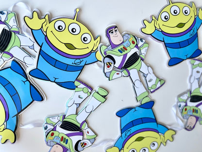 Two Infinity and Beyond Buzz Lightyear Toy Story Theme Birthday Banner