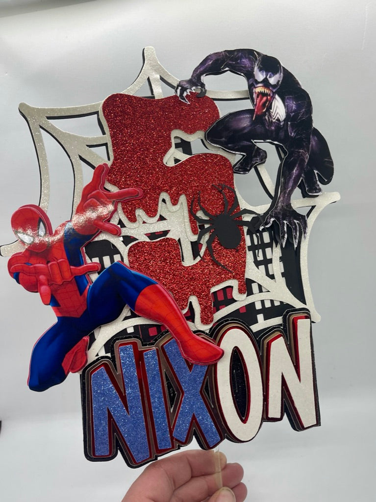 Spiderman Venom Cake Topper