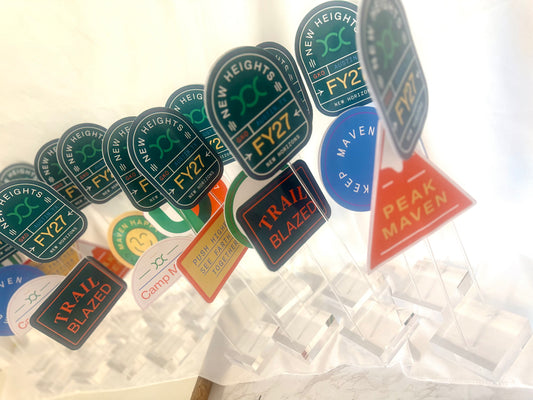Custom Corporate Event Centerpieces | Branded Acrylic Table Decor | Bulk Orders Available