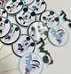 Modern Mickey Mouse Christmas Cupcake Toppers
