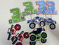 Monster Jam Cupcake Toppers
