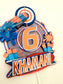 Personalized Nerf Birthday Cake Topper | Custom Name & Age Shaker Topper