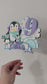 Personalized Penguin Birthday Cake Topper – Winter Wonderland Party Decoration