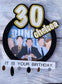 The Office Theme 30th Birthday Shaker Cake Topper