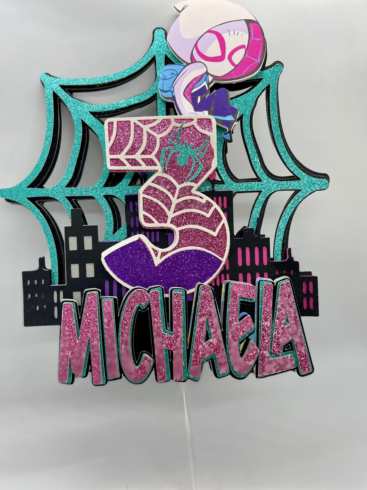 Spider Gwen Ghost Spider Cake Topper