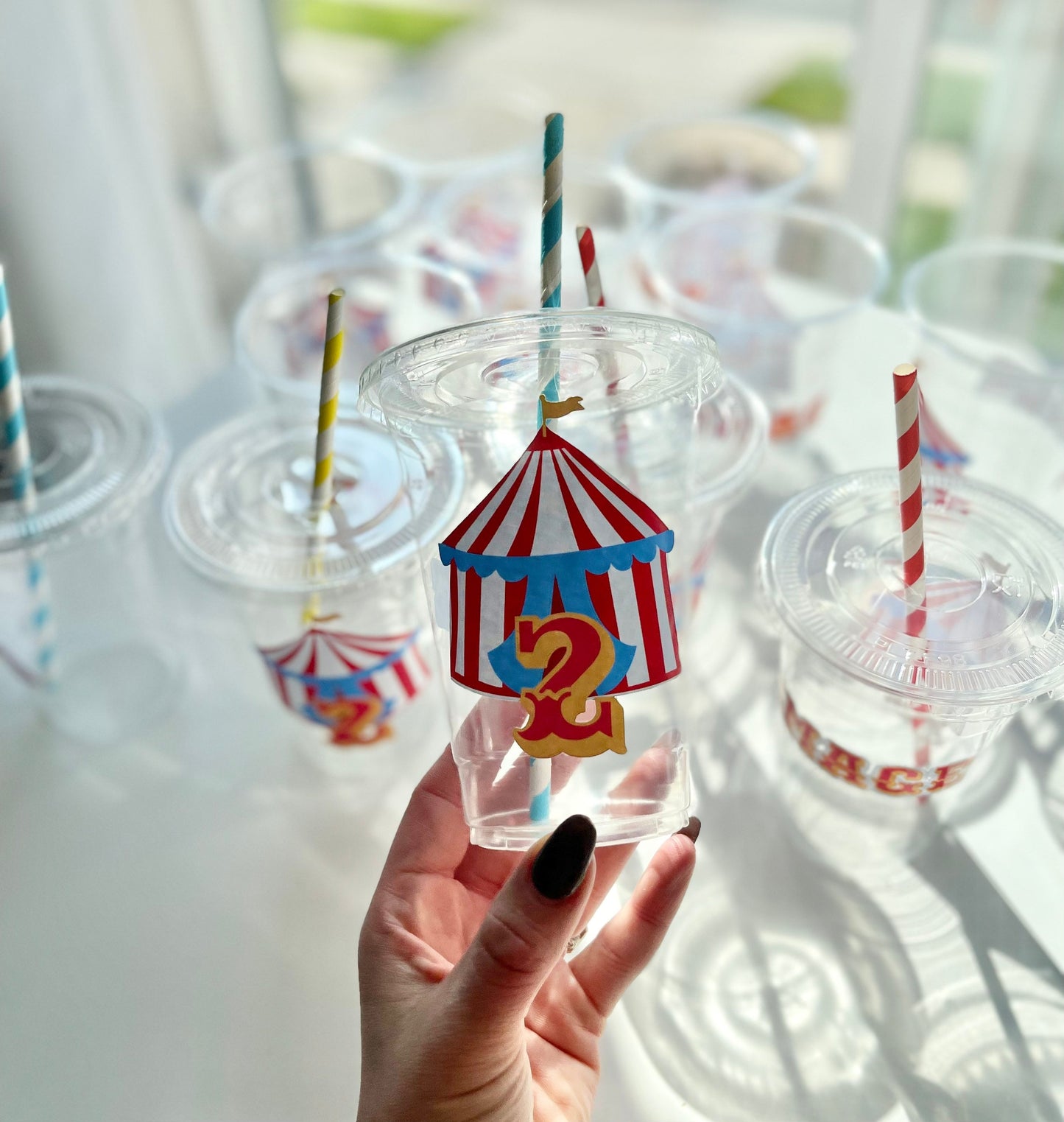 Circus Carnival Party Cups