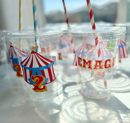 Circus Carnival Party Cups