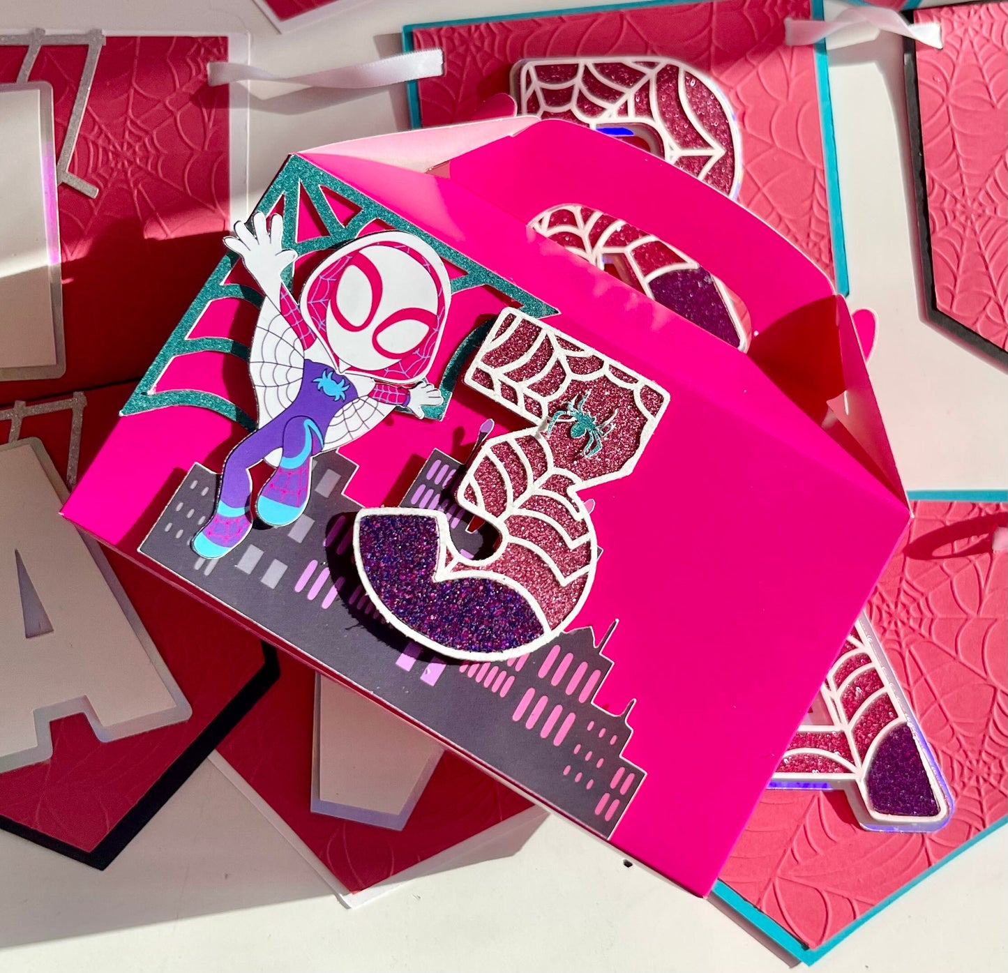 Gwen Ghost Spider Favor Boxes