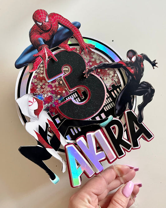 Spidey and Friends Cake Topper