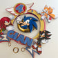 Sonic Theme Cake Topper