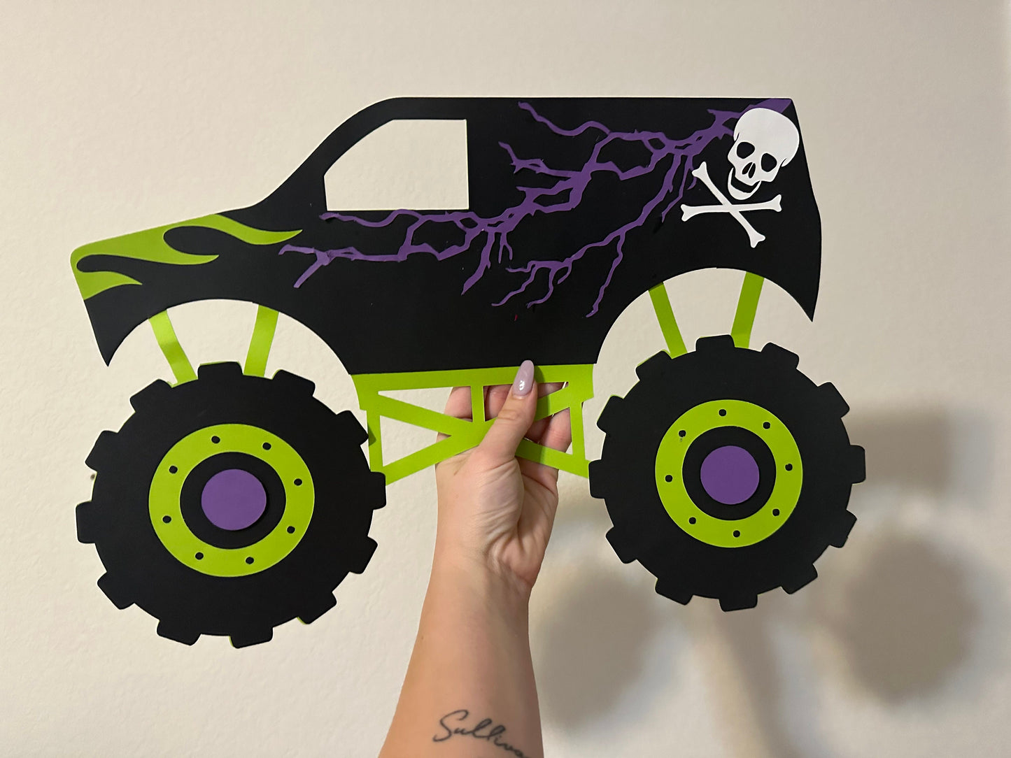 Monster Truck Party Decor Large Cutouts Backdrop